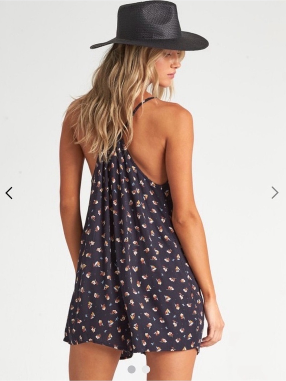 Billabong Del Sur Mini Cover-Up Romper Size Medium - Picture 2 of 9